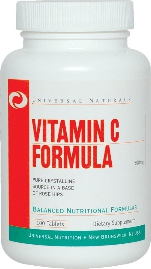 Universal Naturals Vitamin C Formula, 500mg tablets, 100 ct