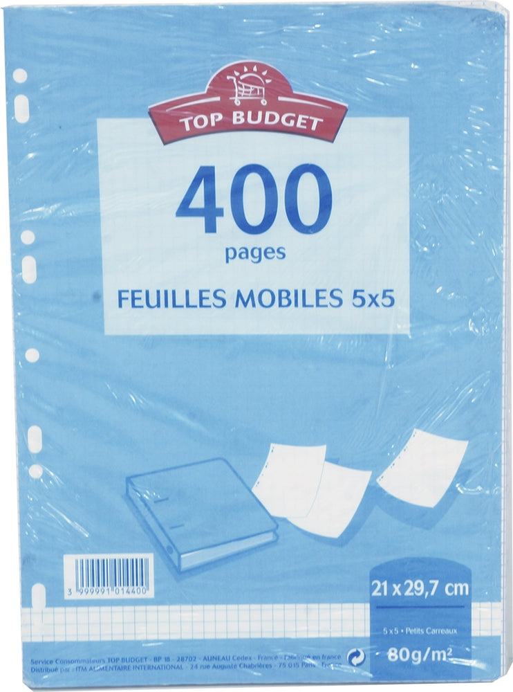 Top Budget Filler Paper, 21 x 29,7 cm, 400 sheets
