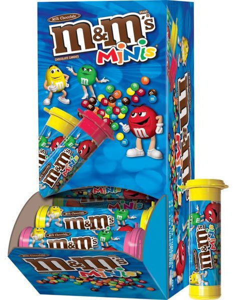 M&M's Minis Milk Chocolate Tubes, 24 x 1.08 oz