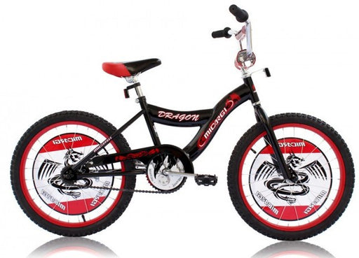 Micargi Kids Bike, Dragon Black, 20 inch