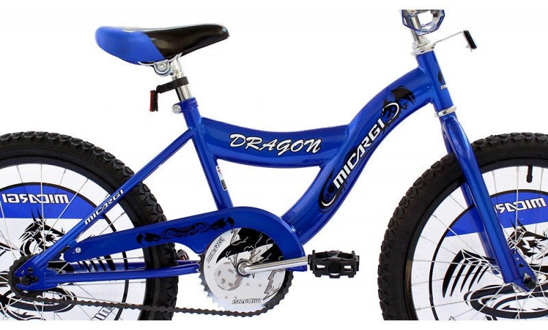 Micargi Kids Bike, Dragon Blue, 20 inch