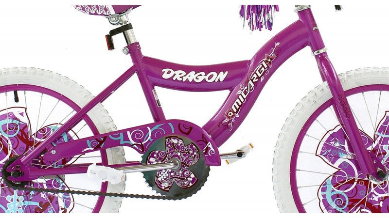 Micargi Kids Bike, Dragon Purple, 20 inch