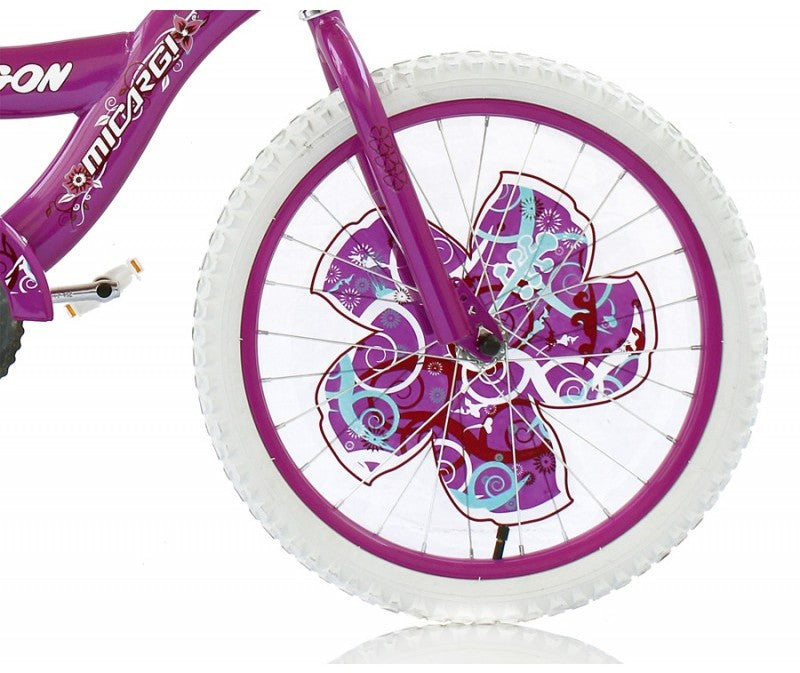 Micargi Kids Bike, Dragon Purple, 20 inch