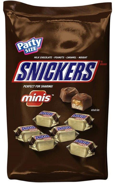 Snickers Miniatures Chocolate, 52 oz