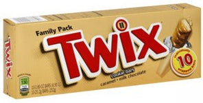 Twix Cookie Chocolate Caramel Bars Family Pack, 10 bars