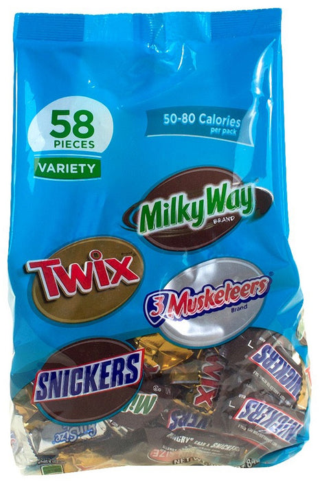 Chocolate Fun Size Variety Pack, 58 ct