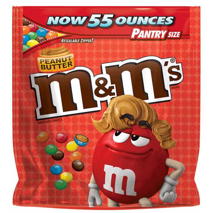 Mars M&M's with Peanut Butter, 55 oz