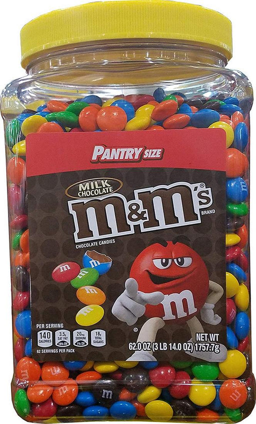 M&M's Milk Chocolate Candies, 62 oz