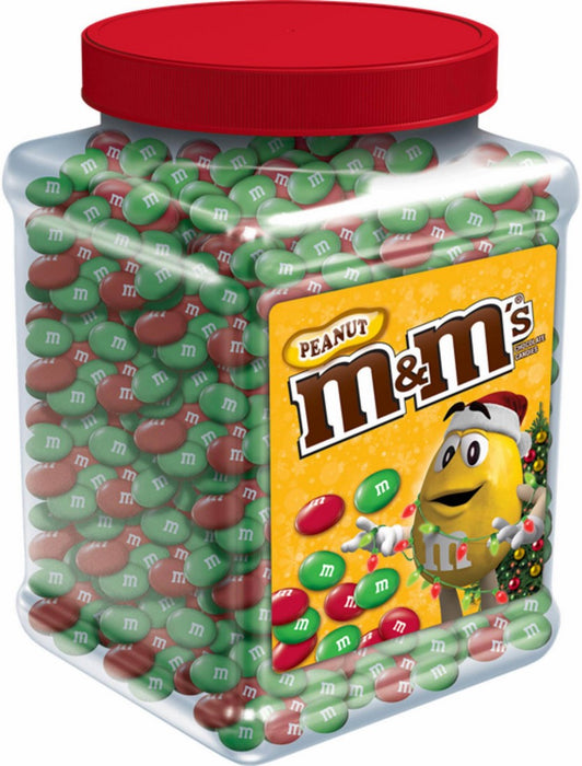 M&M'S Peanut Holiday Pantry Jar, 62 oz