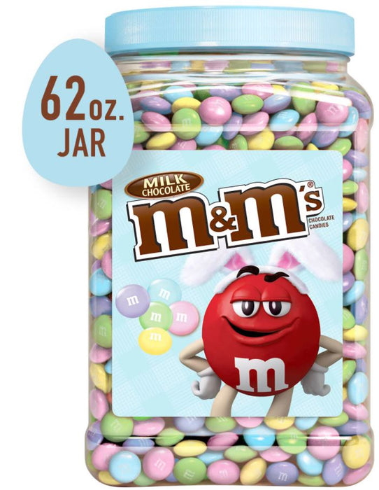 M&M's Milk Chocolate Easter Candy Jar, 62 oz