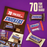 Snickers Original Fun Size Chocolates, Variety Pack , 43.3 oz