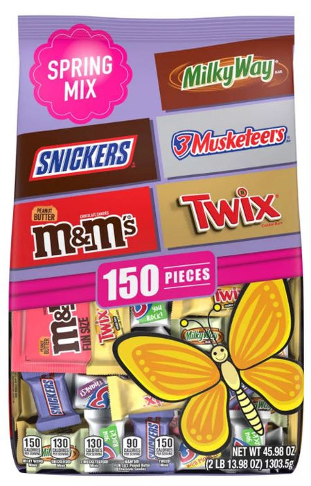 Mars Assorted Easter Chocolate Spring Mix Candy, Variety Pack , 45.98 oz