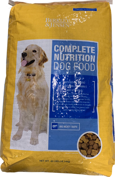 Berkley Jensen Complete Nutrition Dog Food, 40 lbs