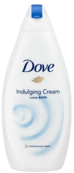 Dove indulging Cream Caring Bath Wash, with 1/4 Moisturizing Cream, 500 ml
