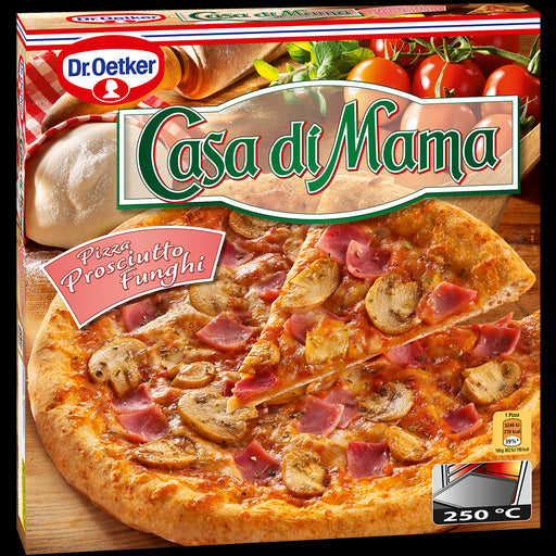 Dr. Oetker Casa di Mama Prosciutto Funghi, 405 gr