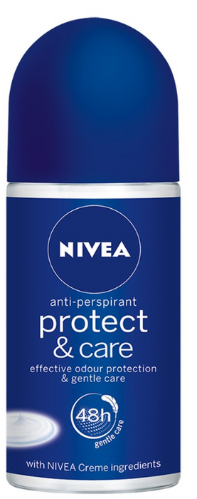 Nivea Women Anti-Perspirant Protect & Care Roll-On Deodorant, 50 ml