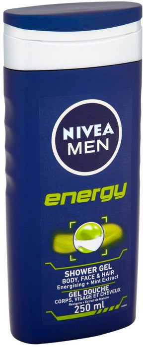 Nivea For Men Energy Shower Gel, 250 ml