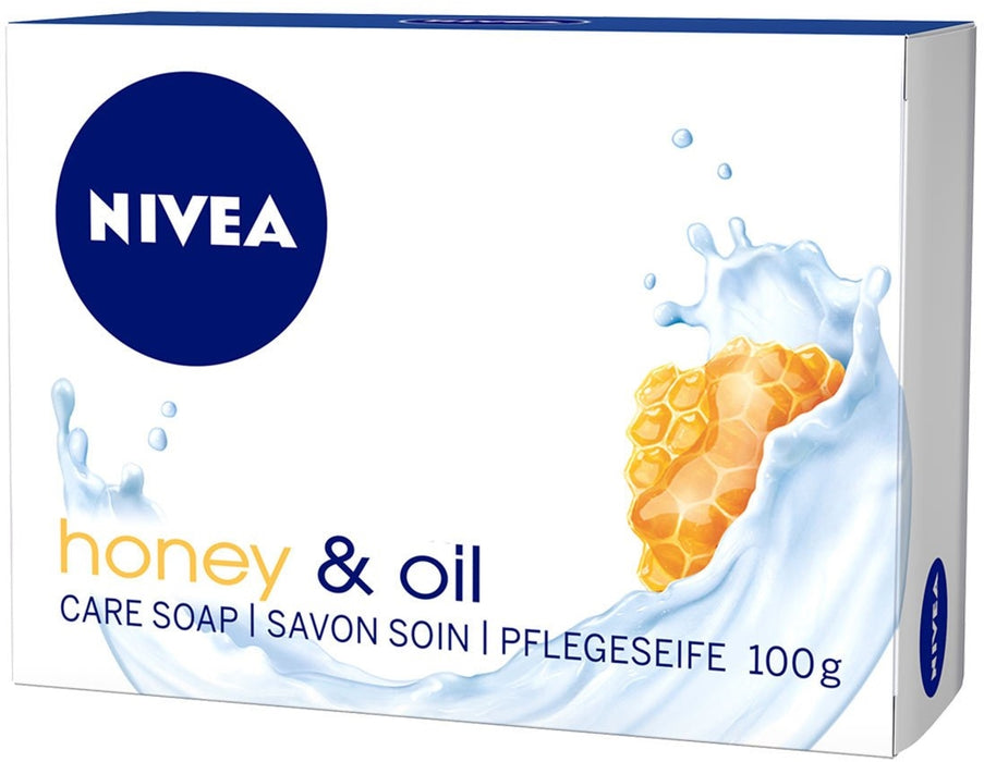 Nivea Honey & Oil Care Soap Bar, 100 gr