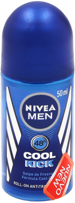 Nivea Men Cool Kick Antiperspirant Deodorant Roll-On, 50 ml