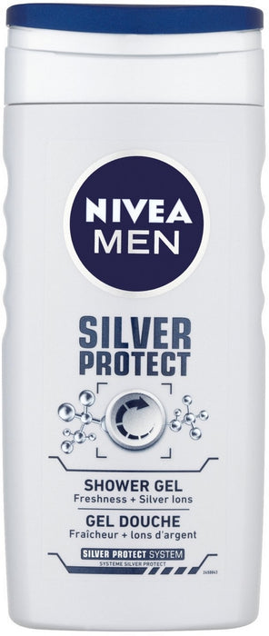 Nivea For Men Silver Protect Shower Gel, 250 ml