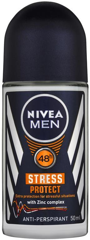 Nivea Men Stress Protect Anti-Perspirant with Zinc Complex, 50 ml