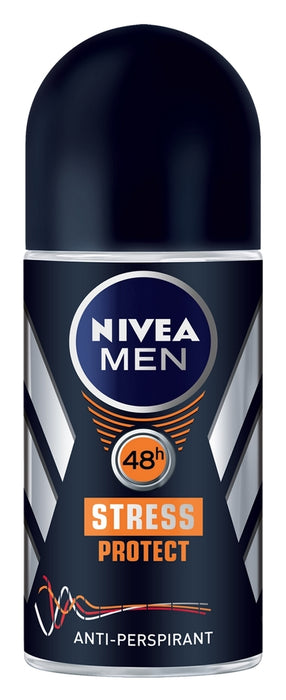 Nivea for Men Stress Protect Anti-Perspirant Deodorant Roll-On, 50 ml