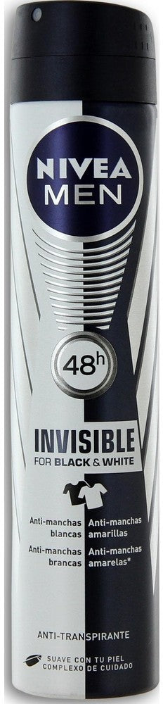 Nivea Men Invisible for Black & White Anti-Perspirant, 200 ml