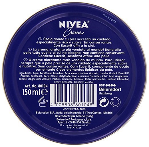 Nivea Original Moisturizing Creme, 150 ml