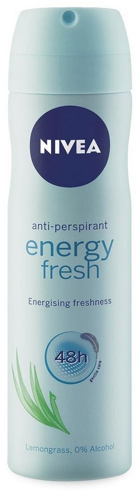 Nivea Women Energy Fresh Anti-Perspirant, Lemongrass, 150 ml