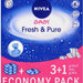 Nivea Baby Fresh & Pure Wipes Value Pack, 4 x 63 ct