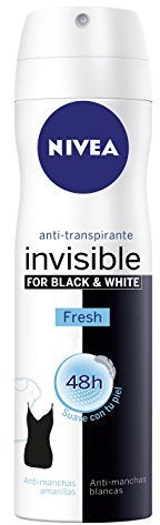 Nivea Women Invisible for Black & White Fresh Anti-Perspirant, 200 ml
