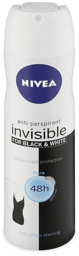 Nivea Women Invisible for Black & White Fresh Anti-Perspirant, 150 ml