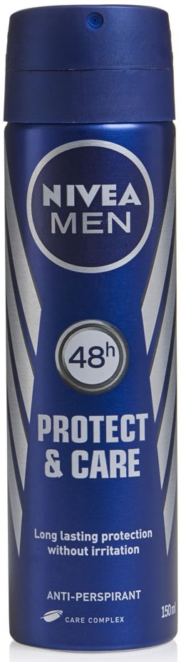 Nivea Men Protect & Care Long-lasting without Irritation Anti-Perspirant, 200 ml