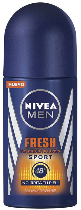 Nivea Men Fresh Sport Roll-On Deodorant, 50 ml