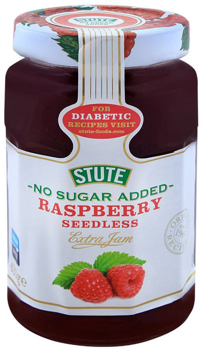 Stute Raspberry Seedless Extra Jam No Sugar Added, 430 g