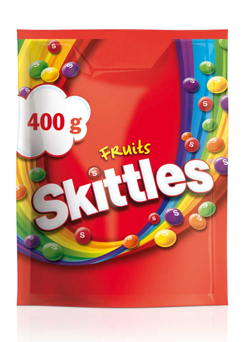 Skittles Fruit Pouch Candies , 400 gr