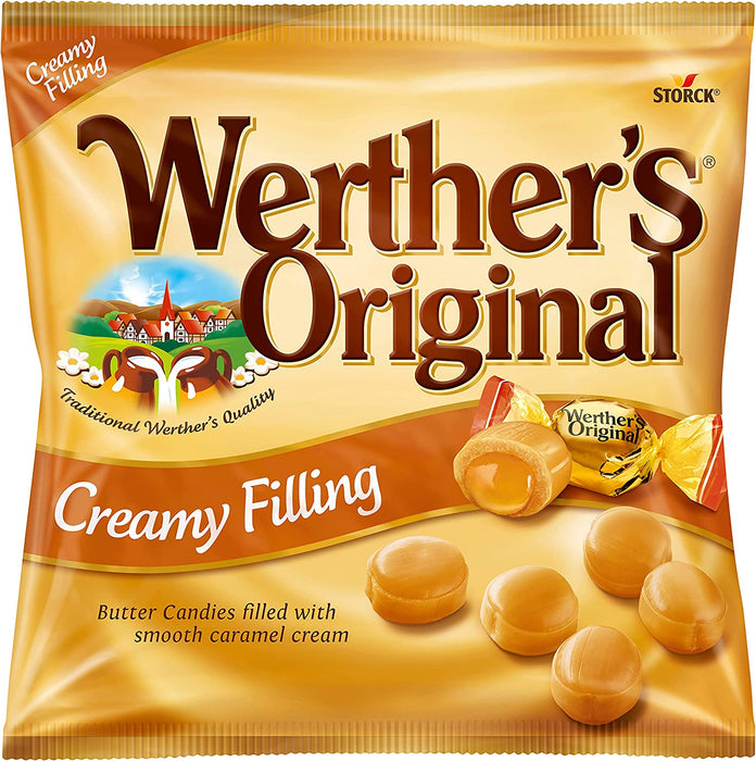 Werther's Original Creamy Filling Butter Candies , 125 gr