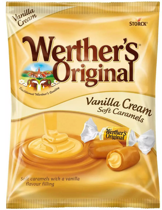 Werther's Original Vanilla Cream Soft Caramels , 125 gr