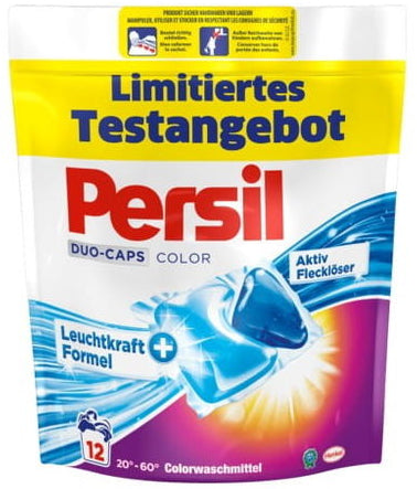 Persila Duo-Caps Color Detergent Capsules , 12 ct