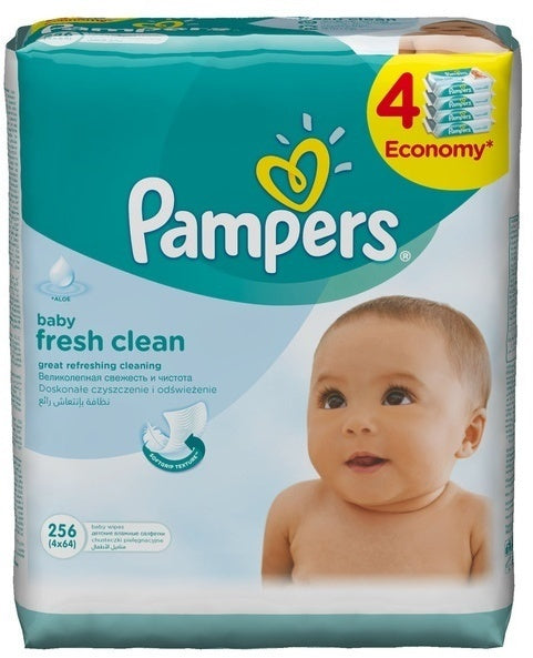 Pampers Wipes, Fresh Clean, 256 ct