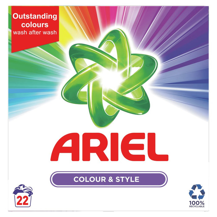 Ariel Color & Style Powder Laundry Detergent, 1.43 kg