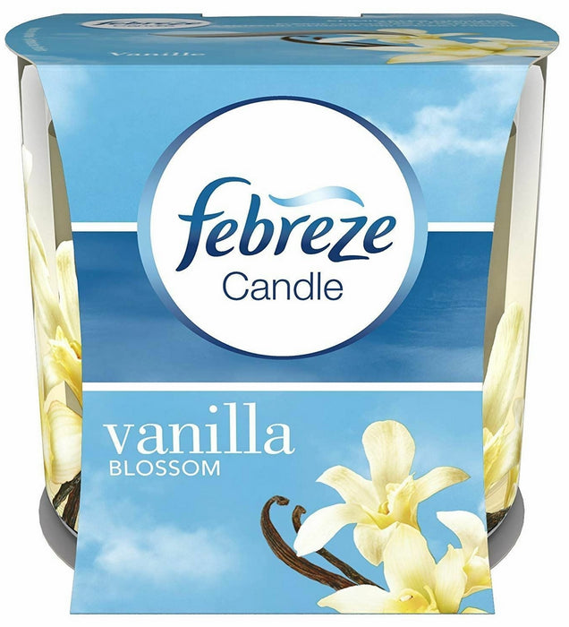 Febreze Candle Vanilla Blossom Scented , 3.52 oz