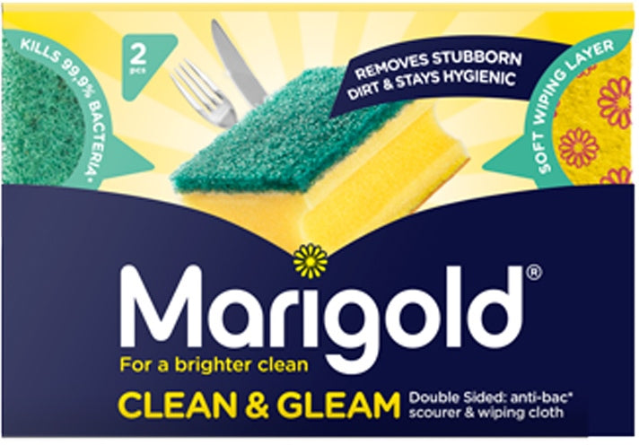 Marigold Clean & Gleam Scourer, 2 ct