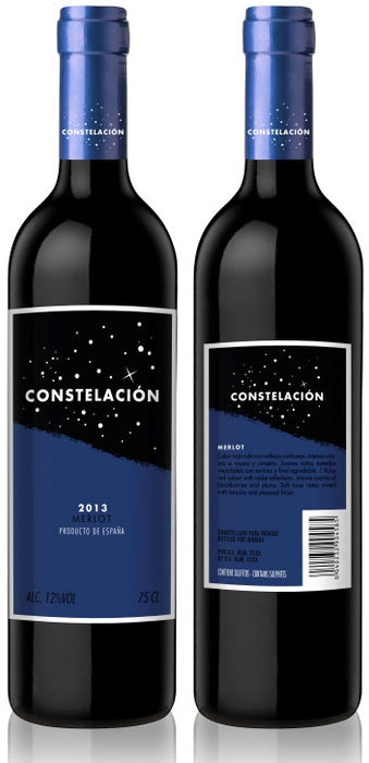 Constelacion Merlot Wine, 12% Vol., 75 cl