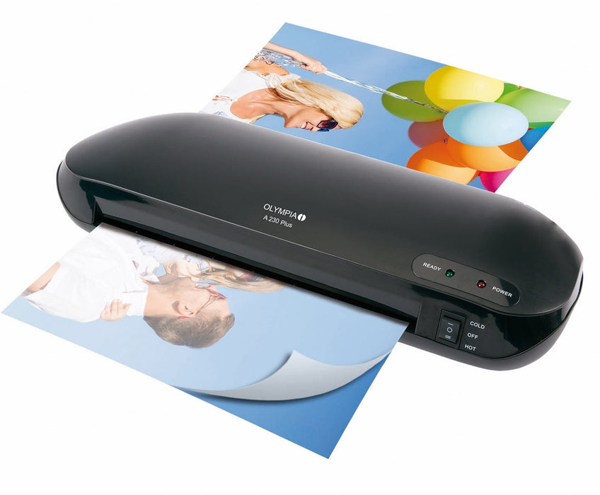 Olympia Laminator, A230 Plus, 220V, Black , 1 ct