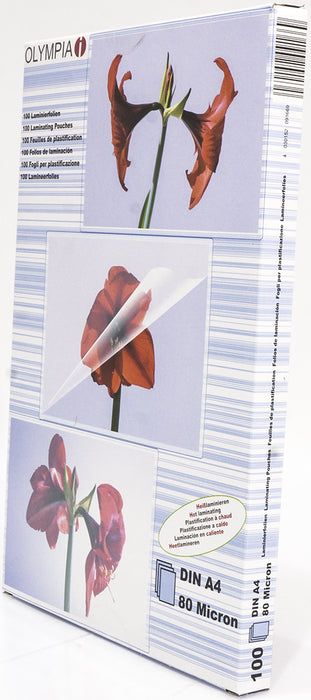 Olympia Laminating Pouches, A4 Format, 100 ct