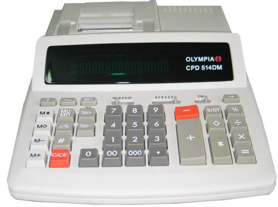 Olympia Calculator, 220V, Model# CPD512