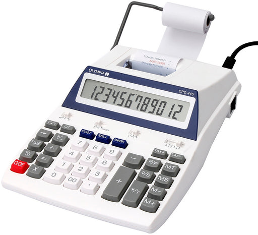 Olympia Calculator, 220V, Model# CPD445