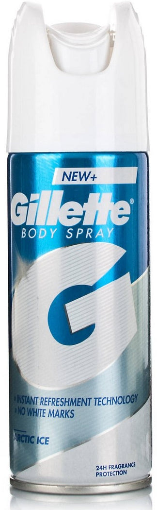 Gillette Arctic Ice Body Spray Fragrance Protection, 150 ml