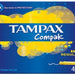 Tampax Regular Absorbency Compak Max Protection Plastic Tampons, Value Box, 2 x 40 ct